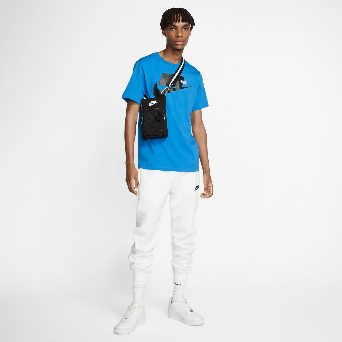 Nike Sportswear Club Fleece Joggingbroek Wit Zwart
