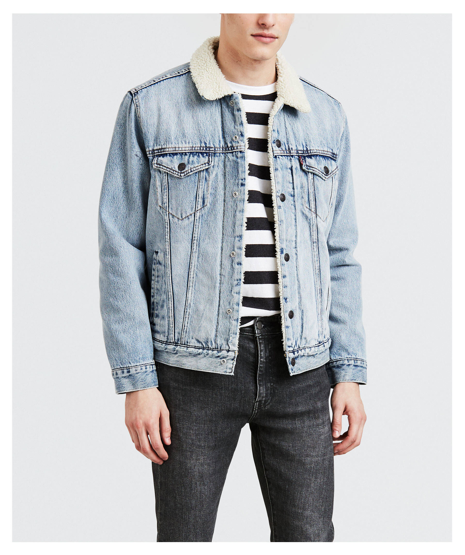 Levi's®| Herren Jeansjacke TYPE 3 SHERPA TRUCKER