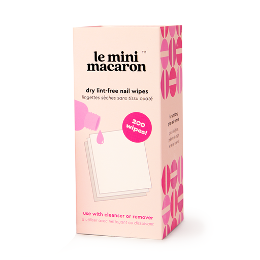 Le Mini Macaron Dry Lint- Free Nail Wipes