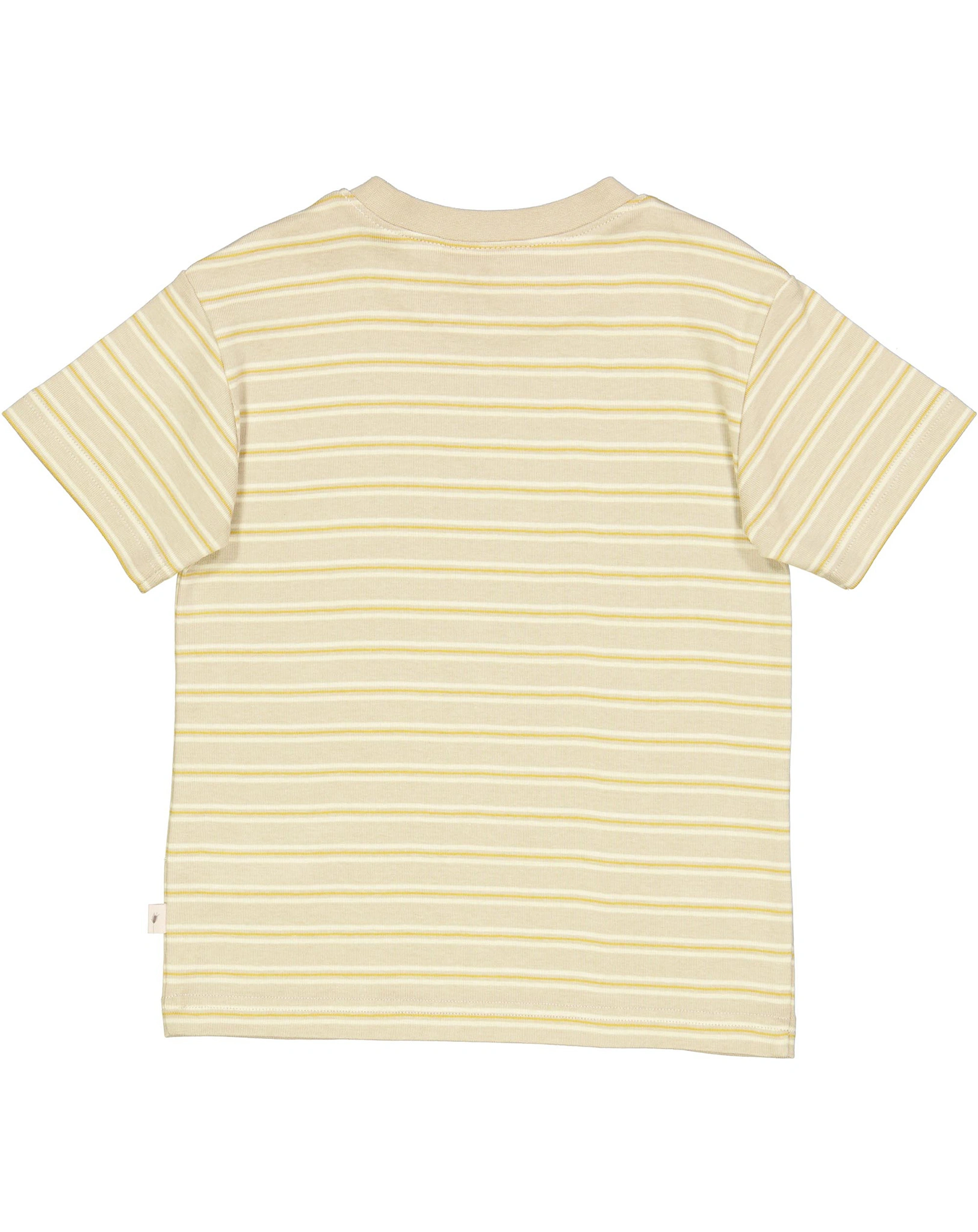 T-Shirt FABIAN STRIPE in grau/beige