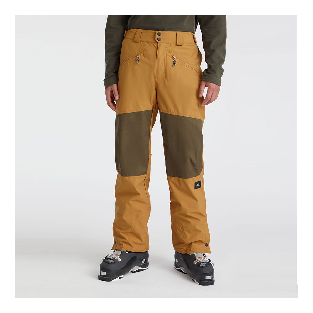 O'Neill JACKSAW - Pantalon ski Homme rich caramel colour block