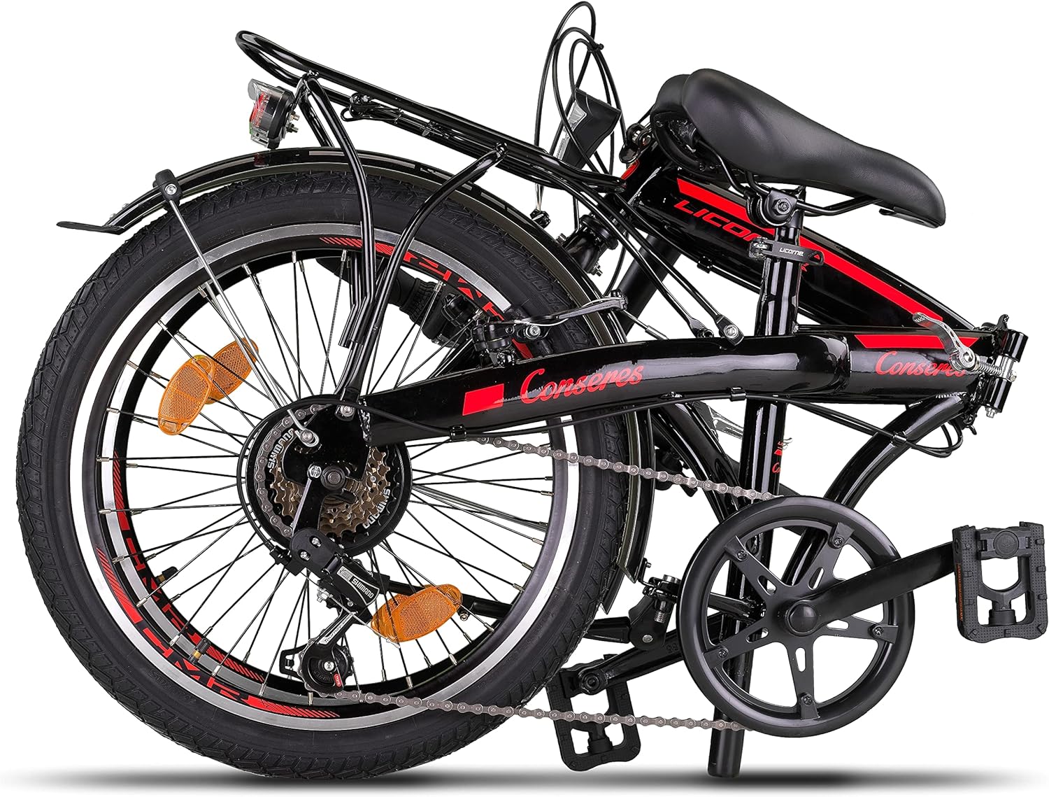 Bicicleta dobrável Licorne Bike Conseres, aro 20.