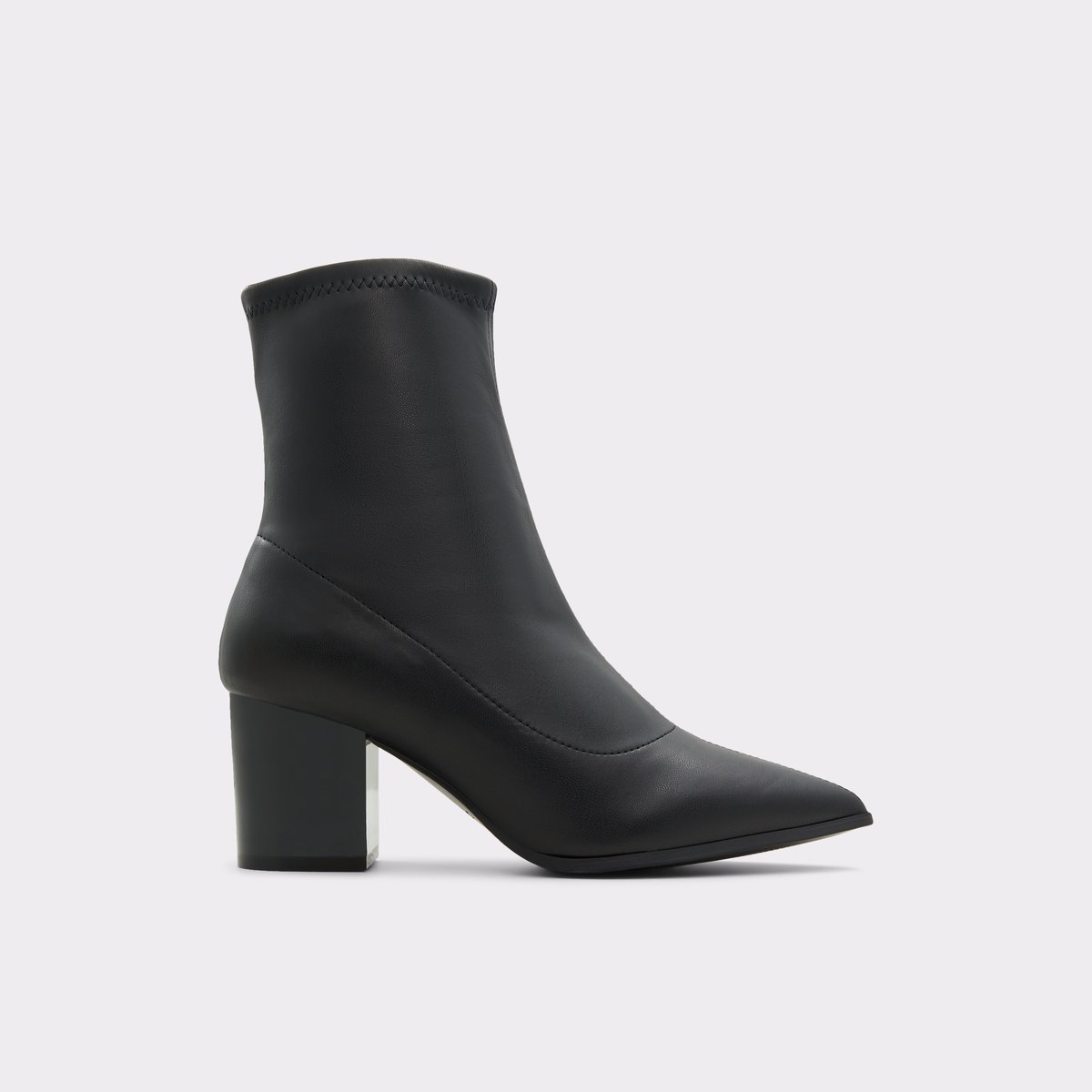 Priella Black Synthetic Stretch Women Ankle boots