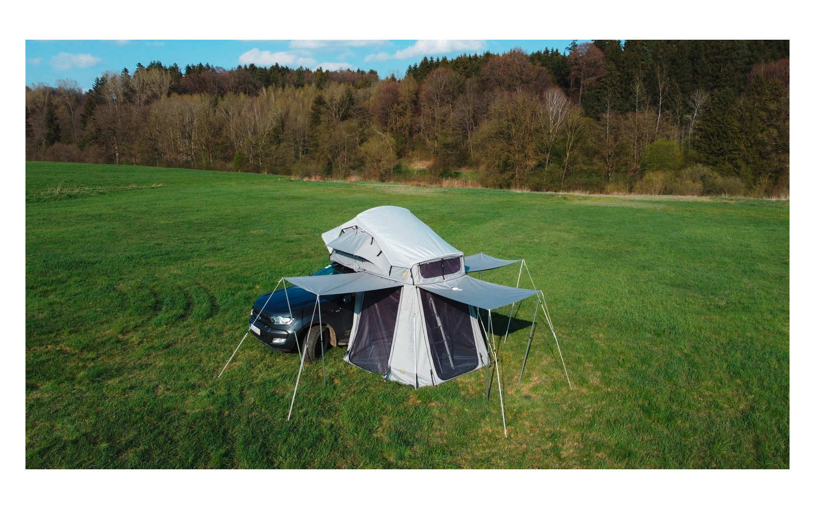 Gordigear Dachzelt Daintree 140 cm inkl. Vorzelt für 2 Personen