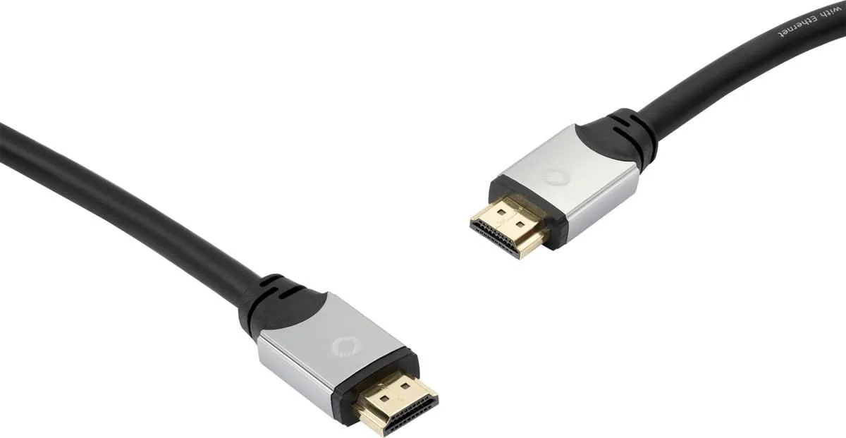 Oehlbach Black Magic HDMI Ethernet (7,5 m) Câbles HDMI