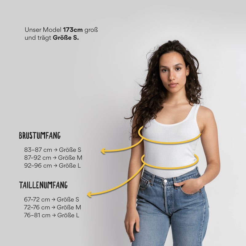 Damen Tank Tops aus Bio-Baumwolle Weiß