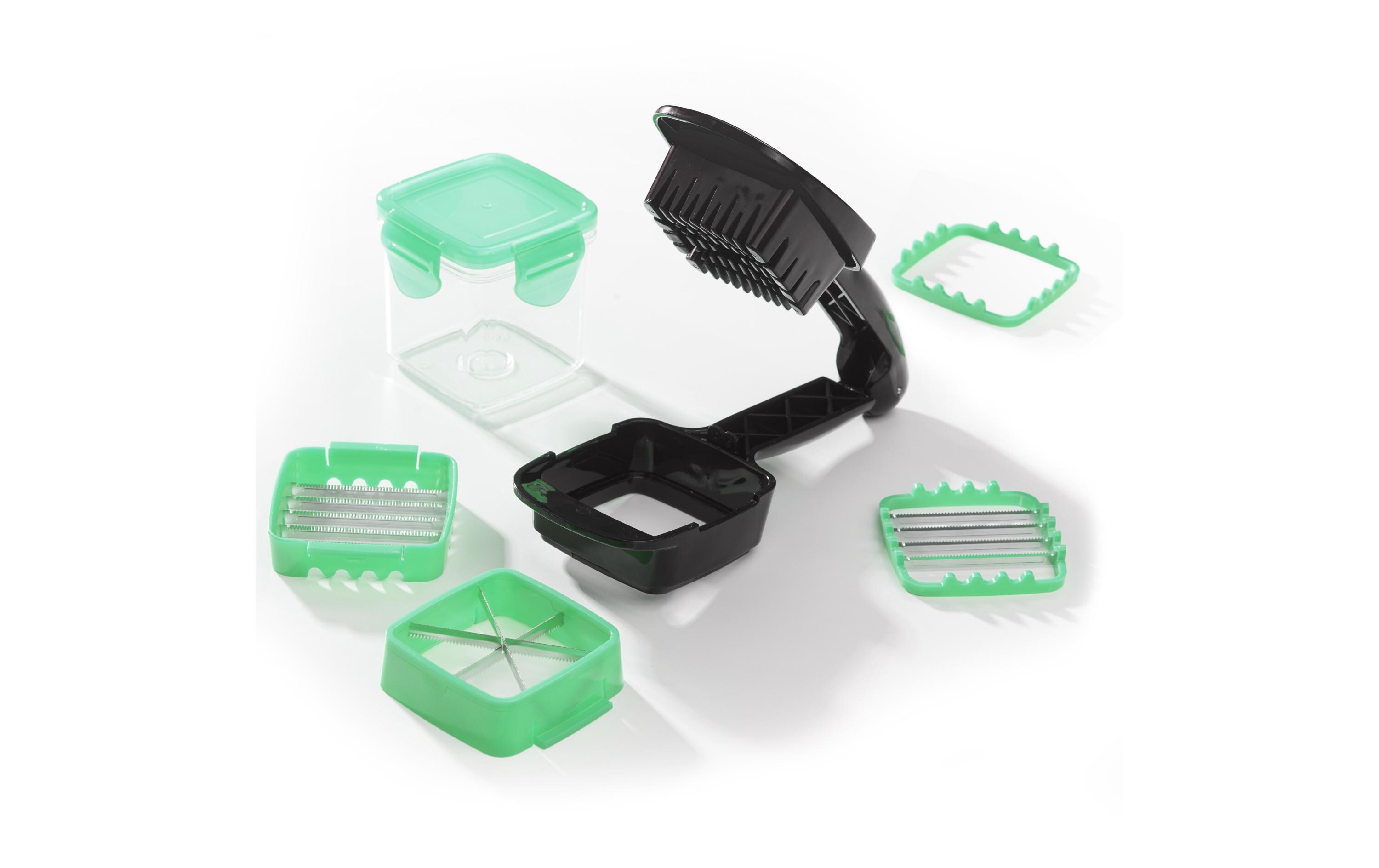 Gemüseschneider Nicer Dicer Quick 7-teilig, GrünGemüseschneider