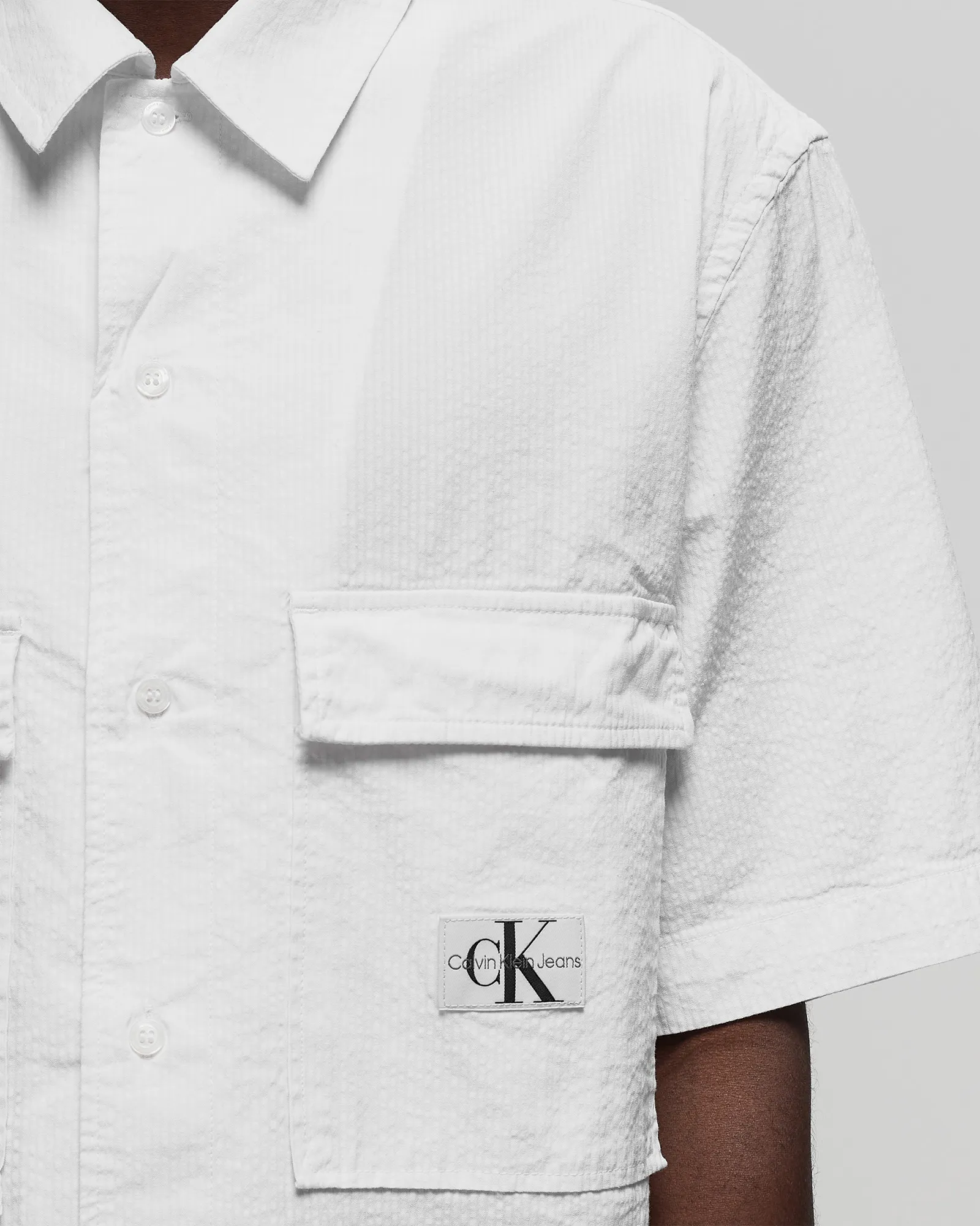 Calvin Klein Jeans SEERSUCKER SS SHIRT