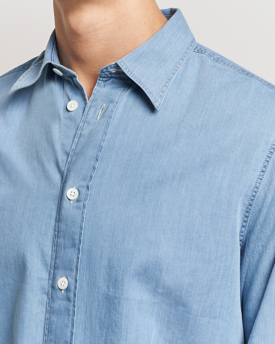 NN07 Colby Denim Shirt Bleached Indigo