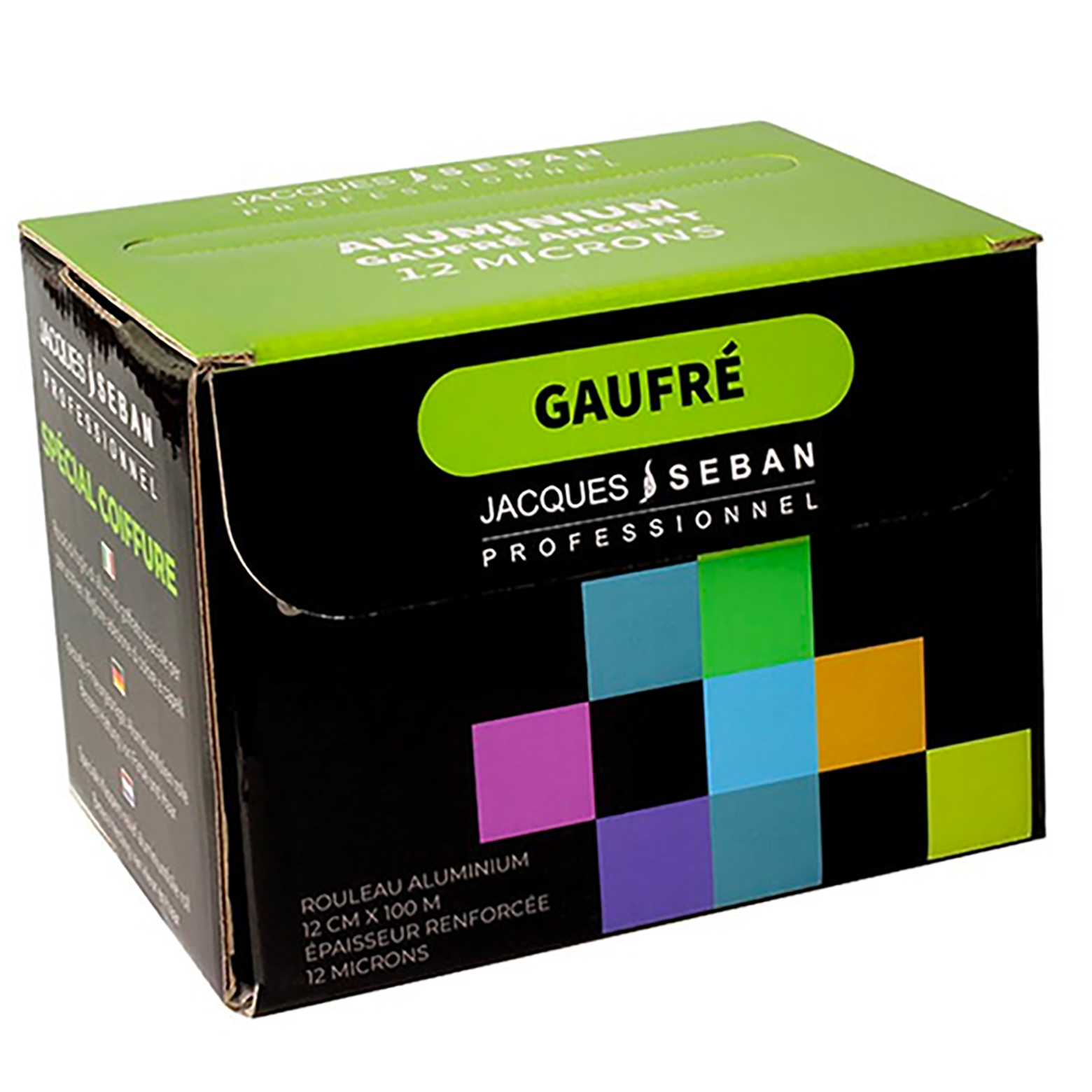 Aluminium Mches Gaufr Argent 12cm x 100m