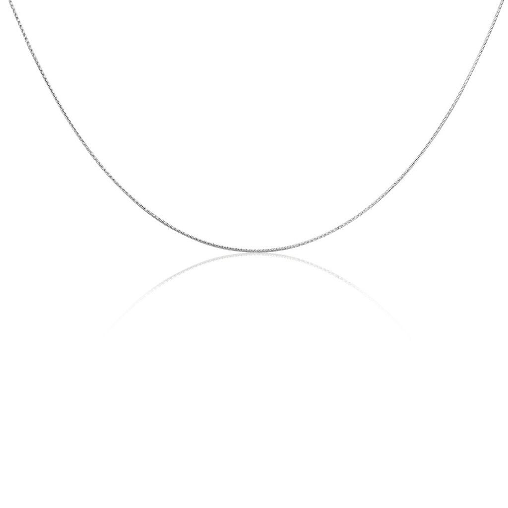 Chaine Tamsina Argent Blanc