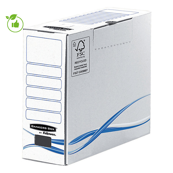 Boîtes archives Fellowes Dos 10 cm blanches, lot de 25