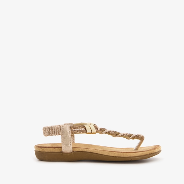 Blue Box meisjes sandalen goud met bandjes