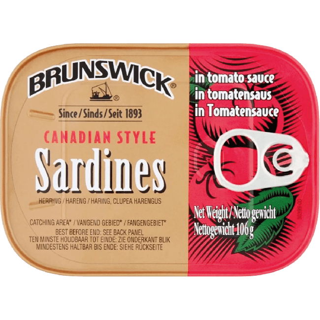 Brunswick Sardines in Tomatensaus 106g