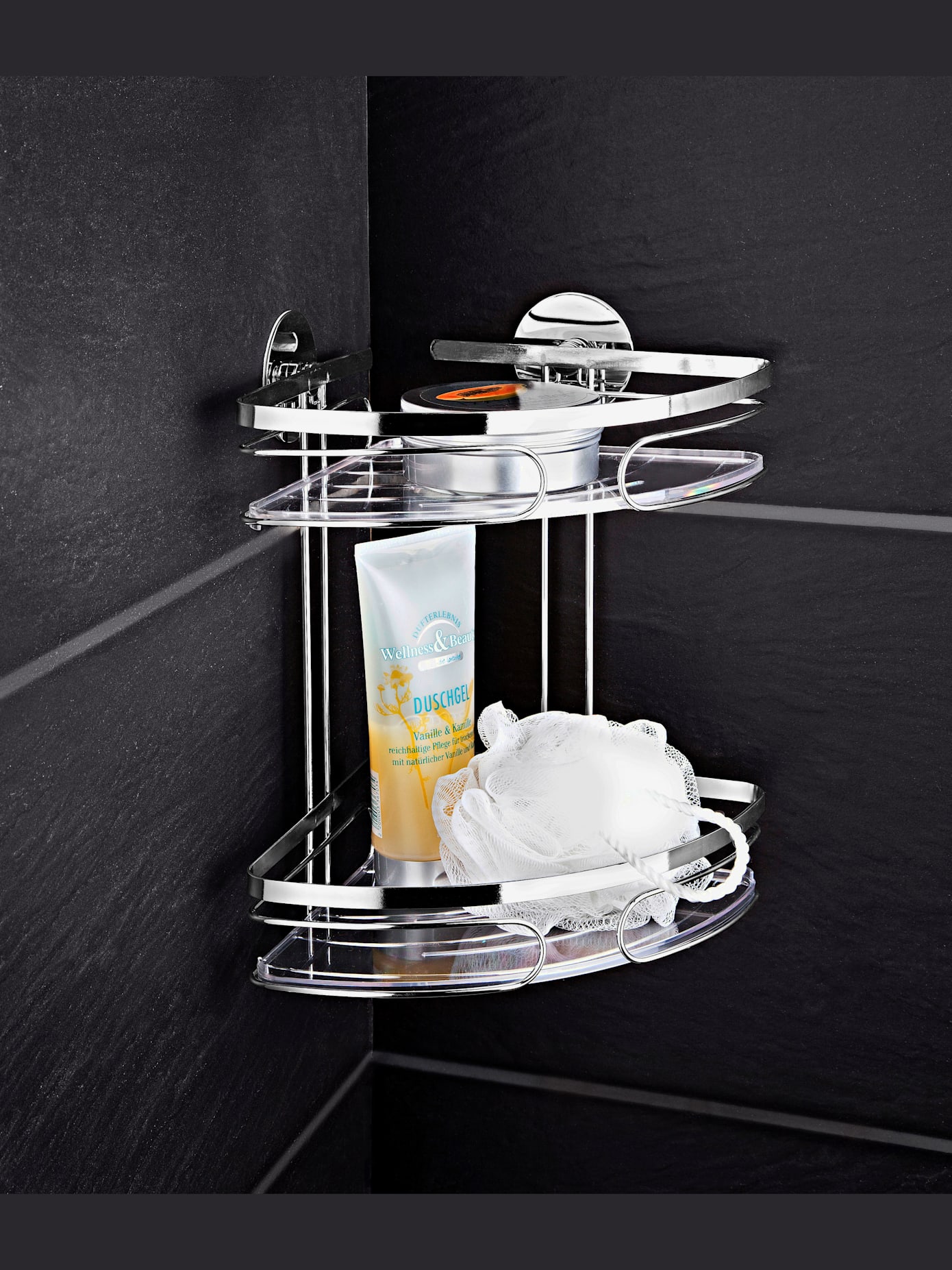 Étagère d'angle inox de qualité