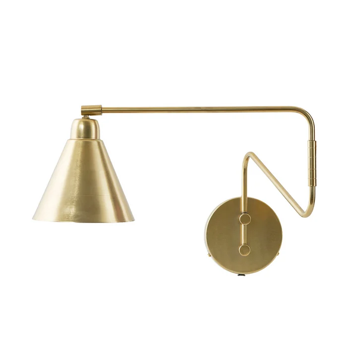 House Doctor - Game Wandleuchte L 70 cm, Messing