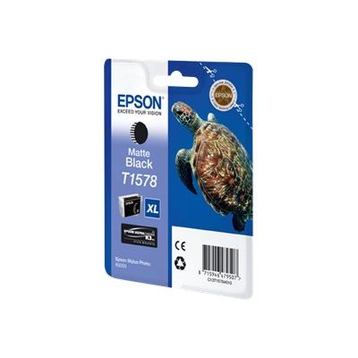 Epson T1578XL Tortue - noir mat - cartouche d'encre originale