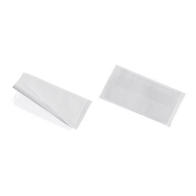 Durable Pocketfix Plus - 10 Pochettes adhésives 57x90 mm avec rabat