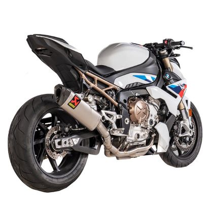 Ligne Complète Akrapovic Evolution Titane embout carbone - Gris