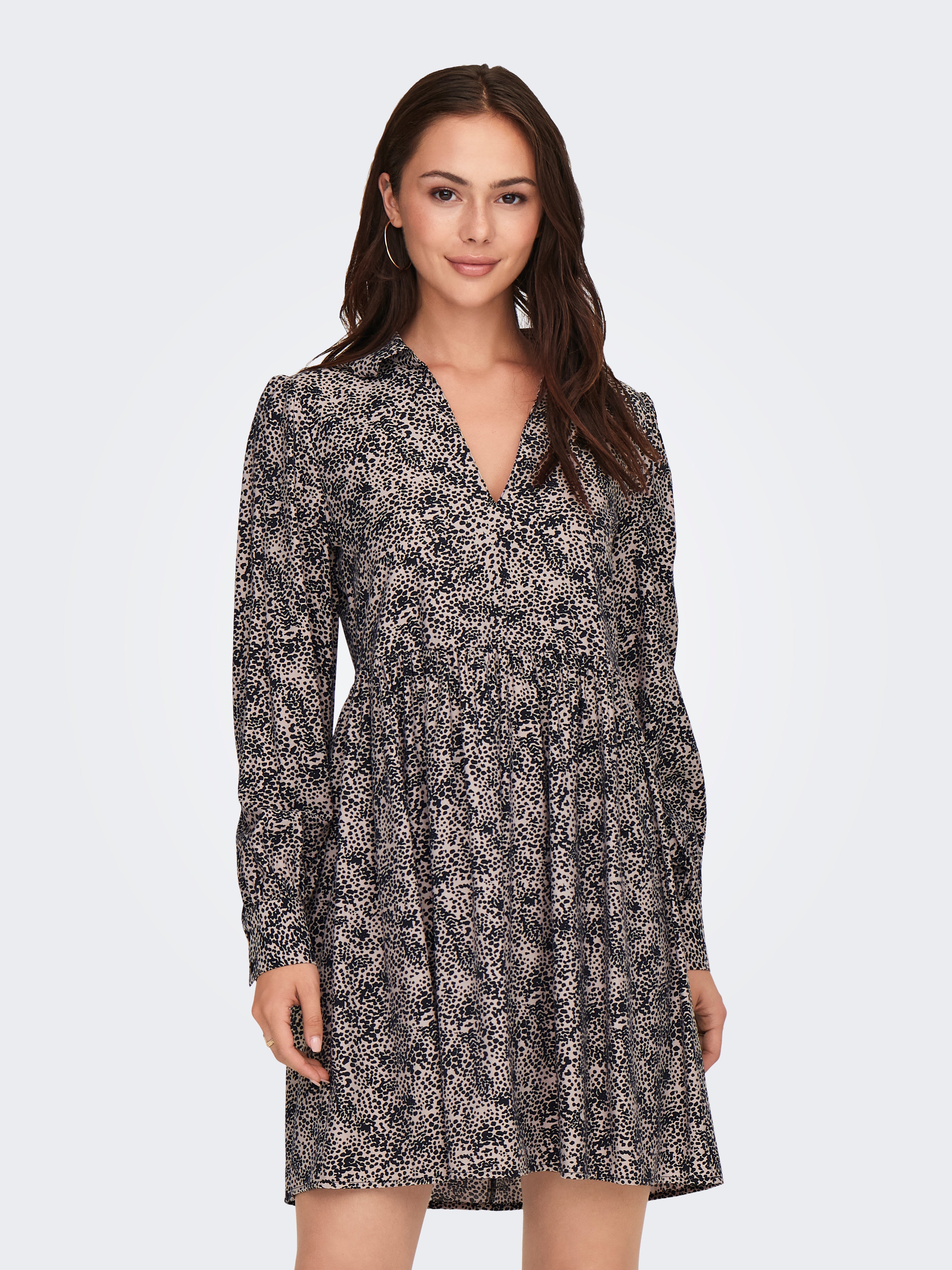 JDYABIGAIL Kurzes Kleid Chateau Gray