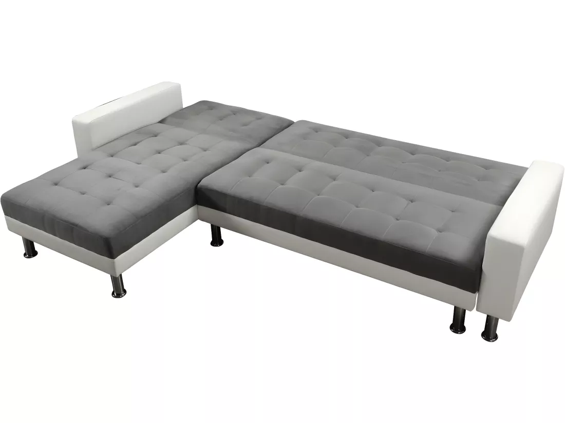 Canapé d'angle convertible et réversible 