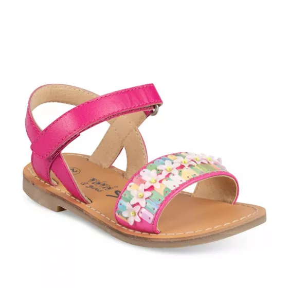 Sandales FUSCHIA NINI & GIRLS CUIR
