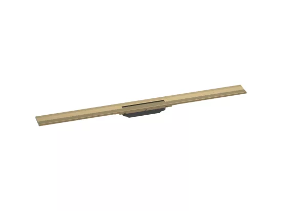 Caniveau de douche découpable 100 cm HANSGROHE RainDrain Flex montage mural bronze brossé