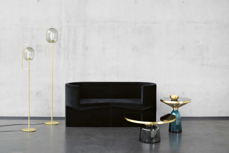 ClassiCon Lantern Medium vloerlamp LED Brass