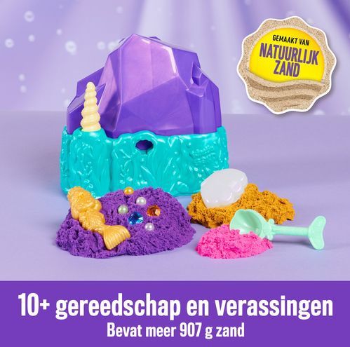 Kinetic Sand - Mermaid Crystal Playset - Speelzand - Glinsterend Goudkleurig