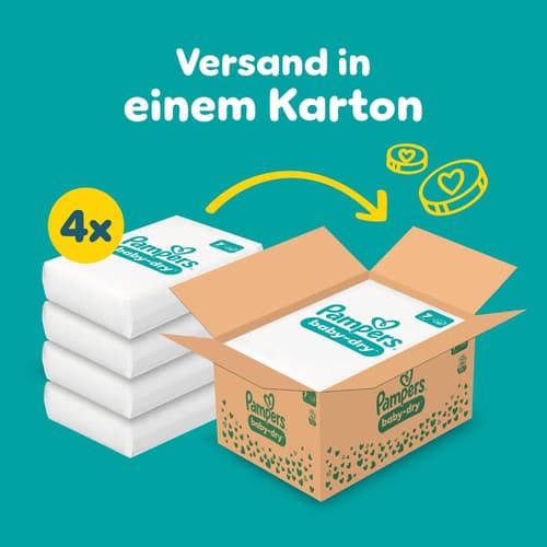 Pampers Baby-Dry Windeln Gr.7, Monatsbox, 15+ Kg