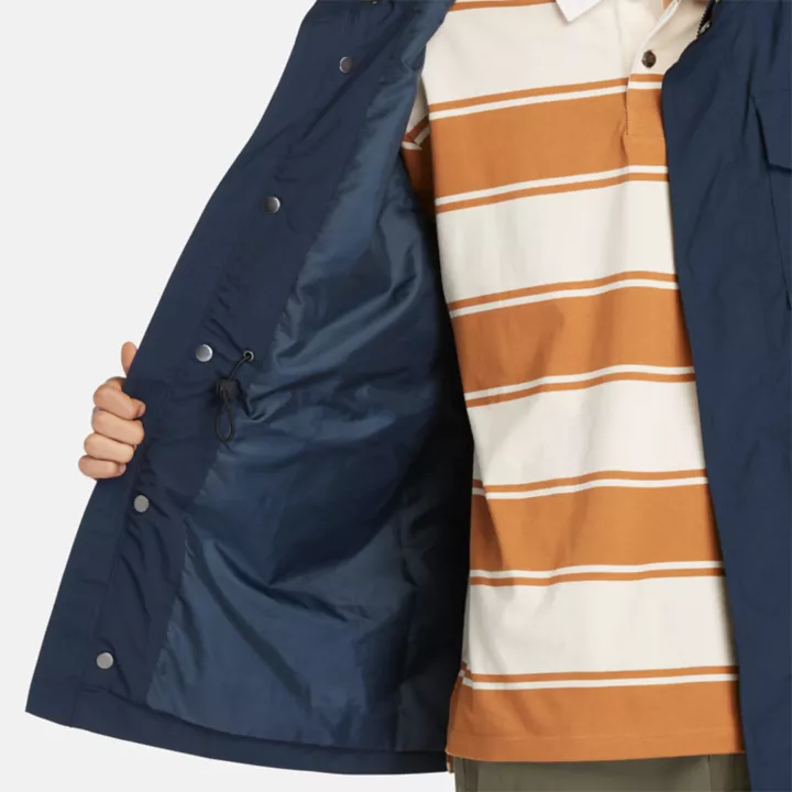 Veste militaire résistante à l'eau pour homme en bleu marine