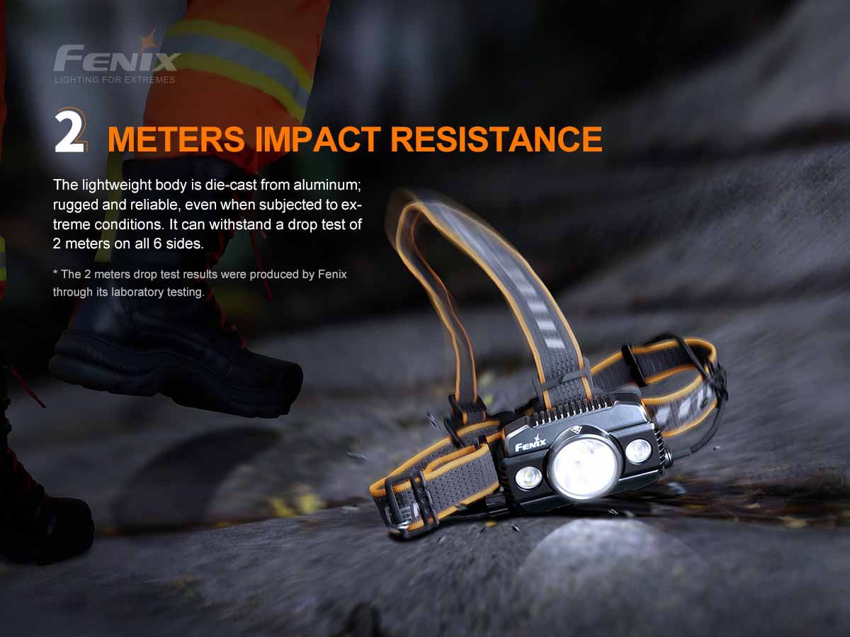 Fenix Fenix Hp30r V2.0 Oppladbar Hodelykt Profesjonell Hodelykt Med 3000 Lumen