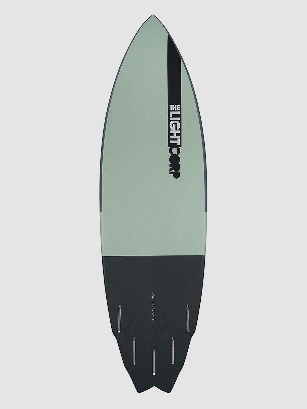 Light Truvalli Fish 3 Tone - Epoxy - Future Surfbo dark grey/turquoises/grey