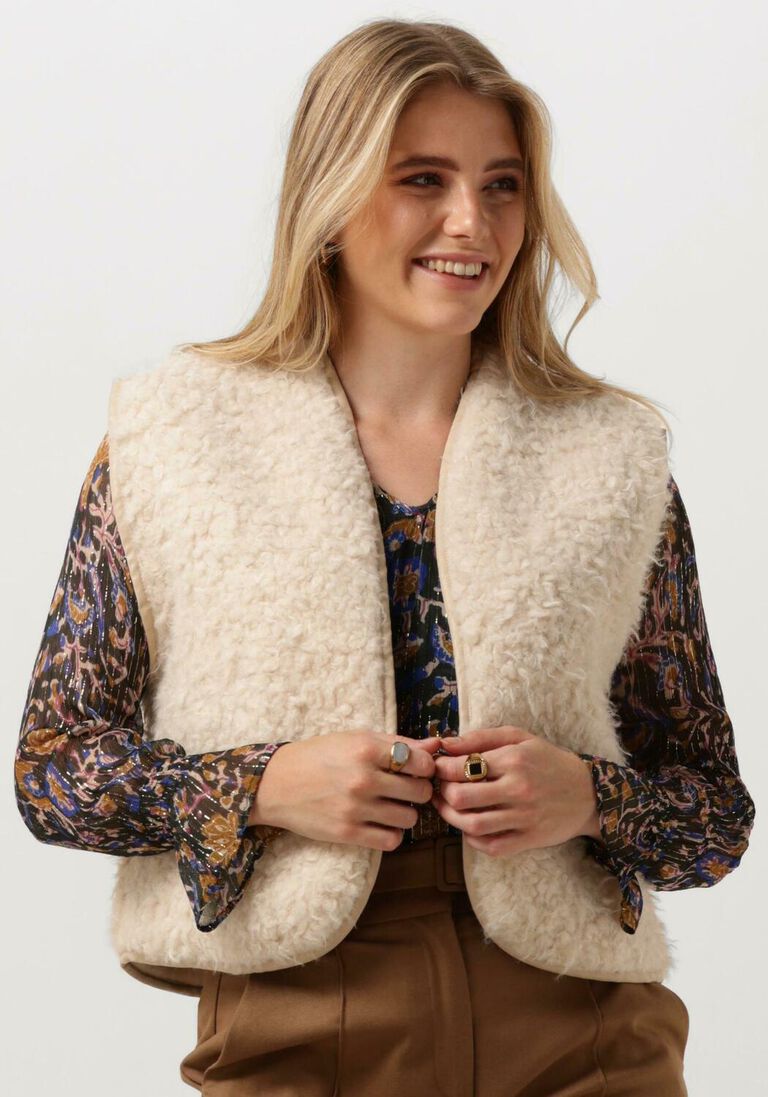 LOUIZON ecru louizon gilet bambo