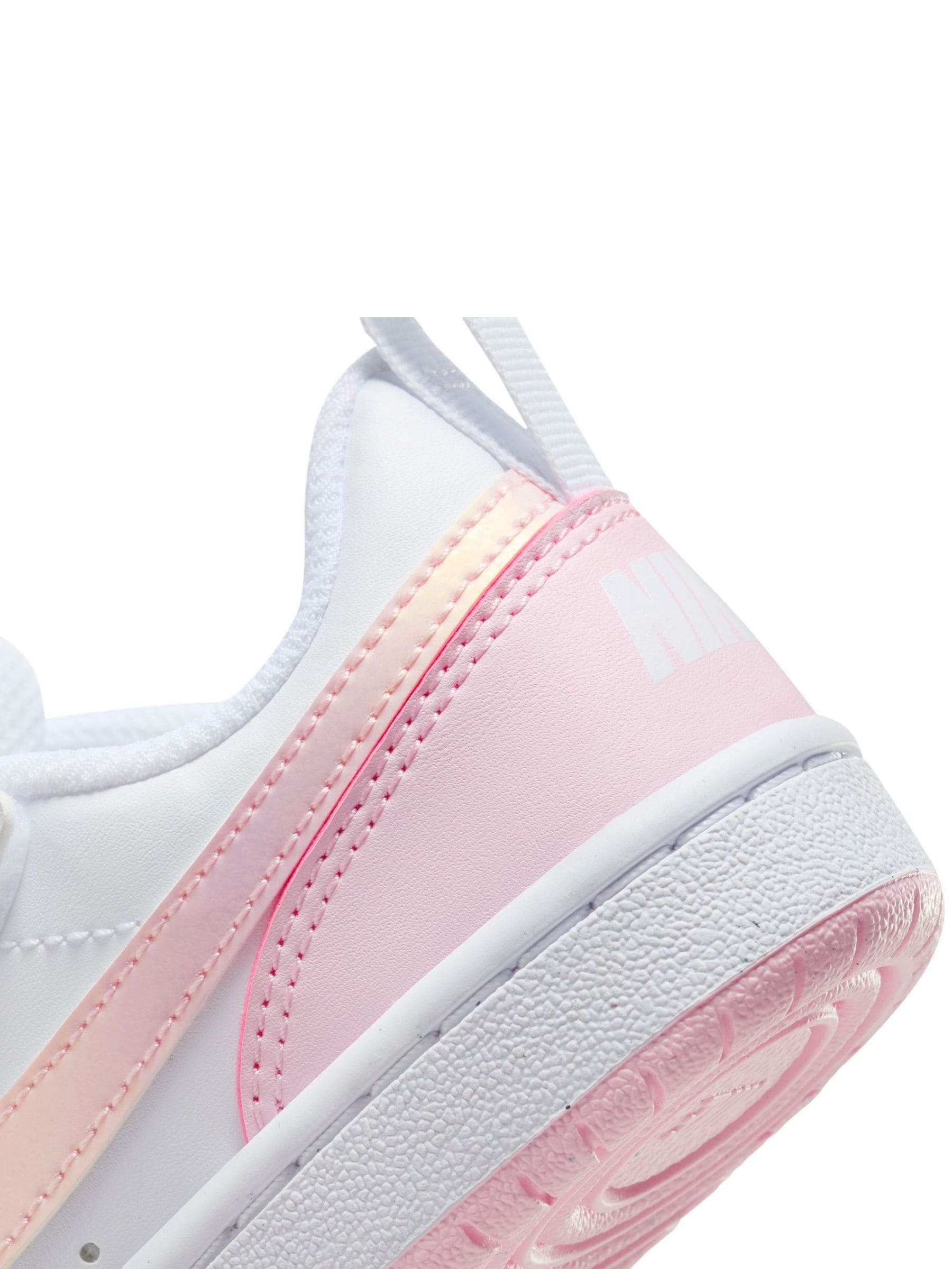 Wit/roze - Nike - Lage Junior Court Borough Recraft sneakers