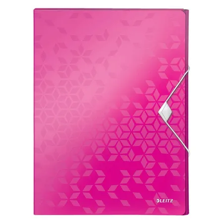 Leitz WOW Ablagebox, A4, PP, für 250 Blatt, Pink Metallic