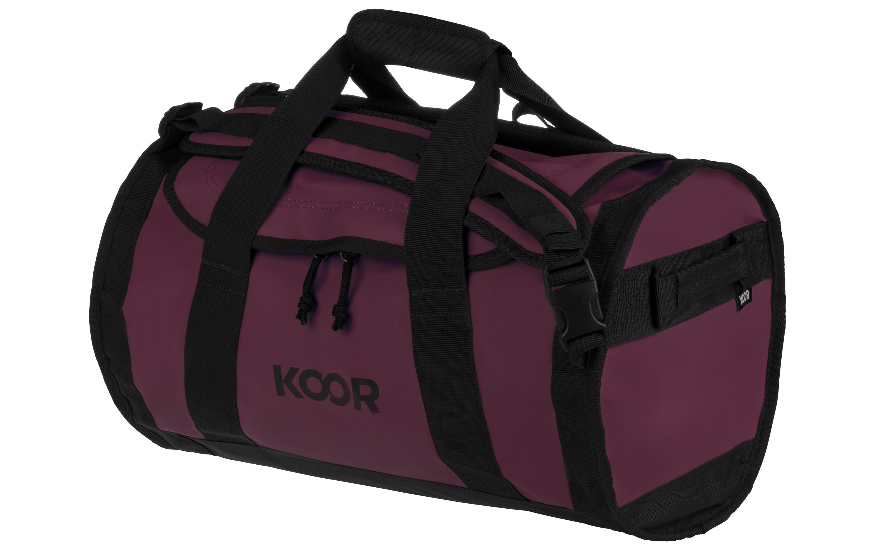 Duffle Bag Sooma 30 l, MaroonWasserabweisende Reisetasche