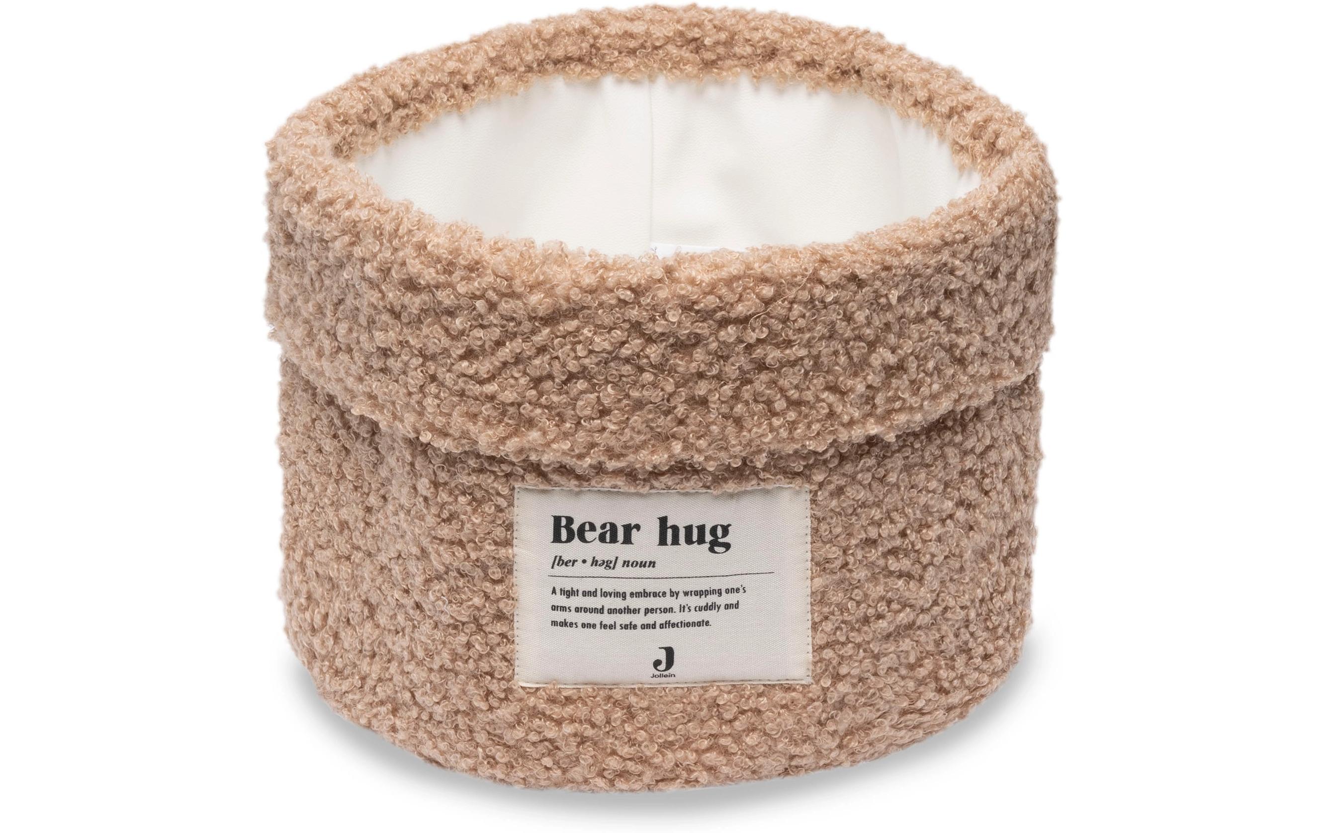 Pflegekörbchen Boucle Biscuit 14 x 18 cmPraktischer Korb aus Bouclé-Stoff