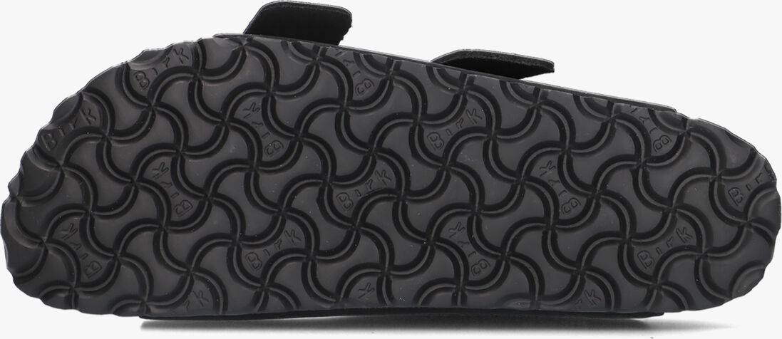 zwarte birkenstock slippers arizona big buckle