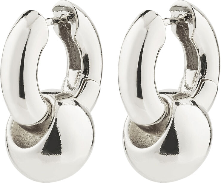 Pilgrim INTENT recycled earrings silver-plated Sølv