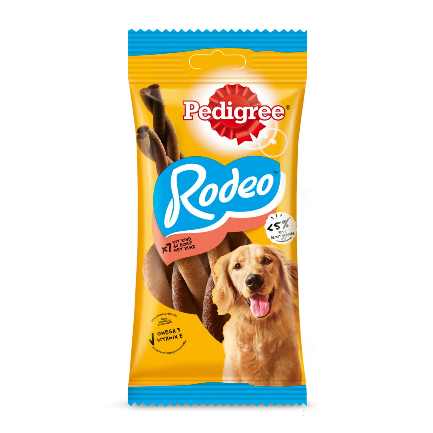 Pedigree Rodeo mit Rind