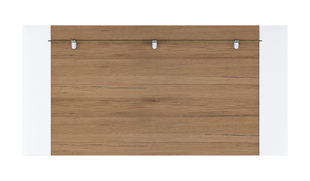 Wandpaneel TORONTO 190 x 93 cm Eiche weiß/ braun