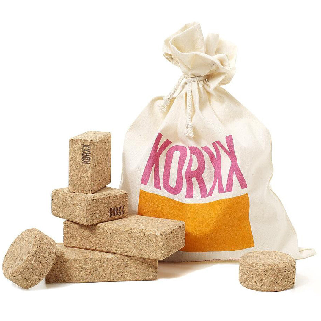 Korxx baby bouwblokken van kurk - 10 st