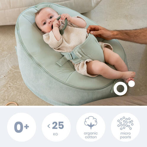 Doomoo transat pouf évolutif Seat'n Grow - Green - BABYMOOV