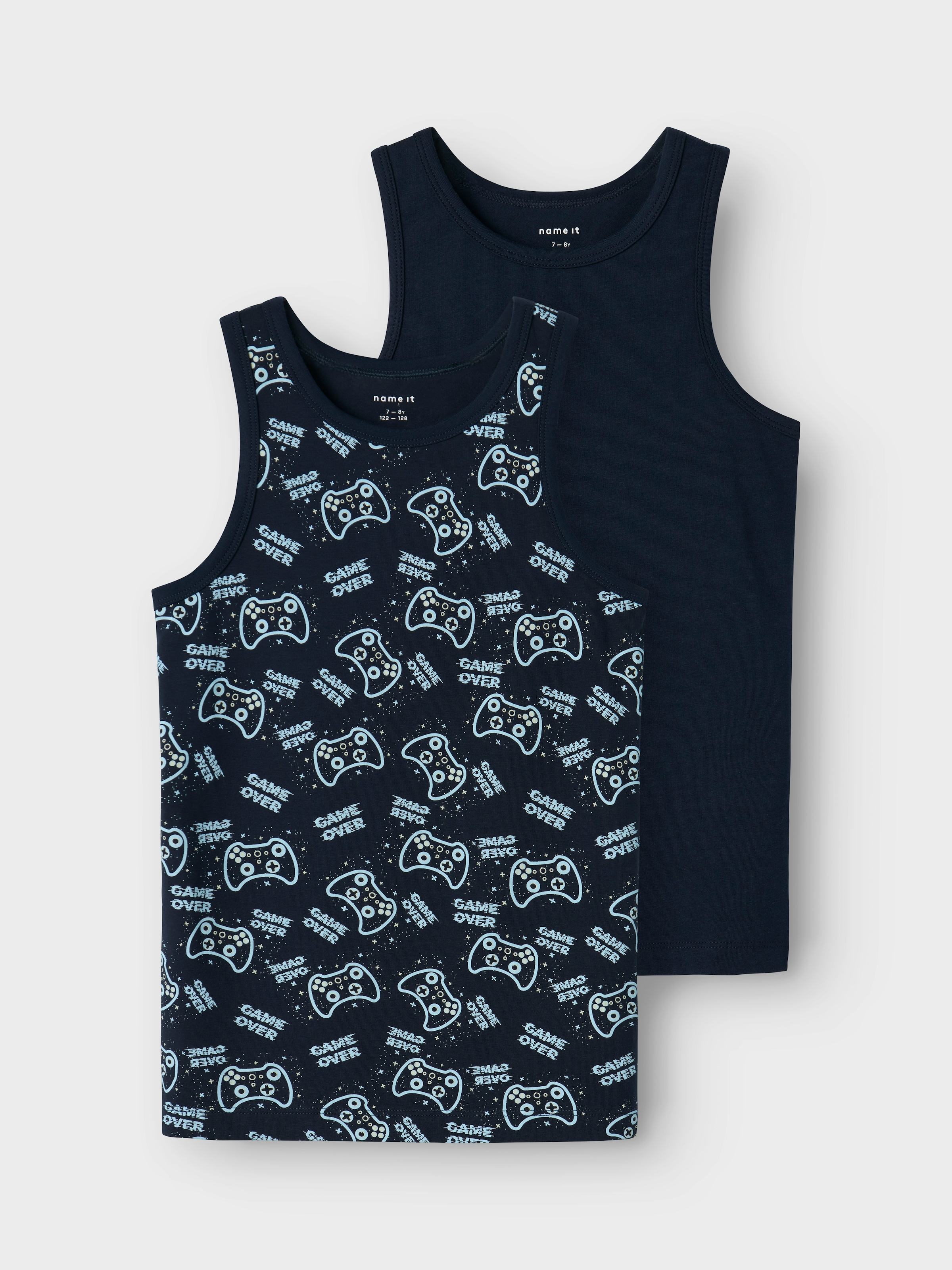 Name It Unterhemd »NKMTANK TOP 2P SAPPHIRE GAME NOOS«, 2 Stk.