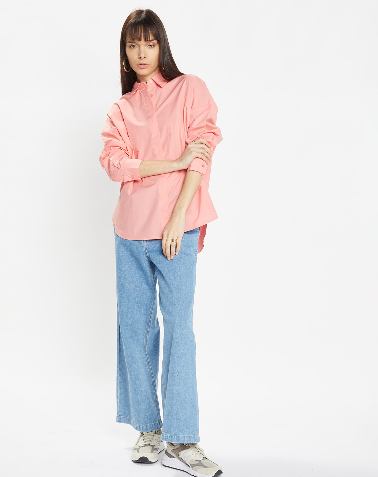 Galeries Lafayette Chemise Camille Pop rose