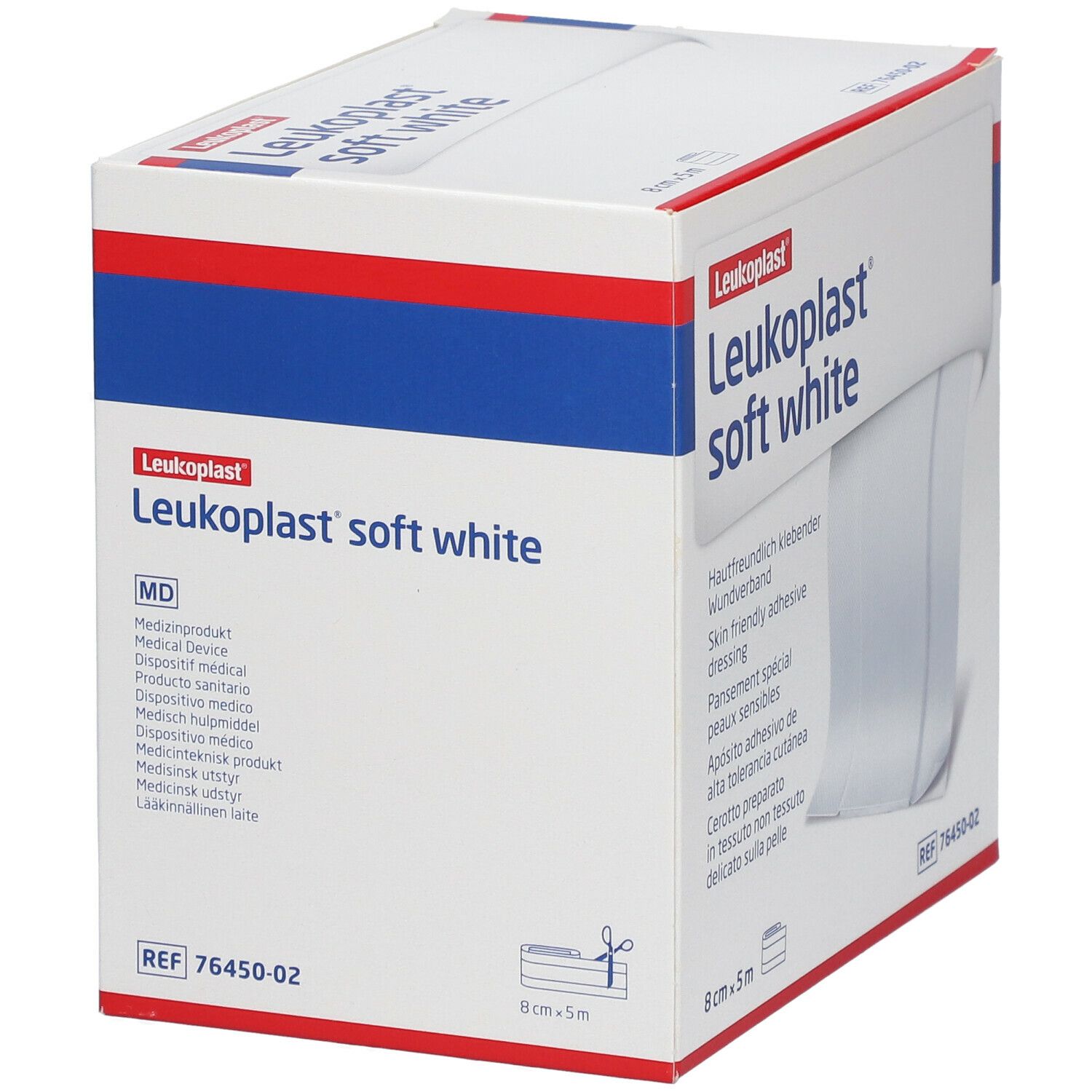Leukoplast® soft white 8 cm x 5 m