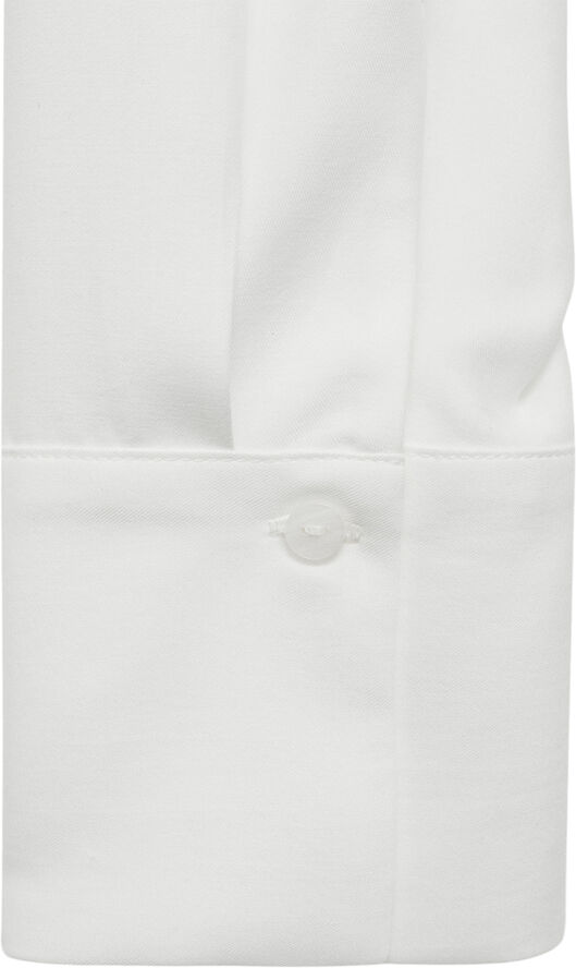 MANGO Lyocell fluid shirt Natural white