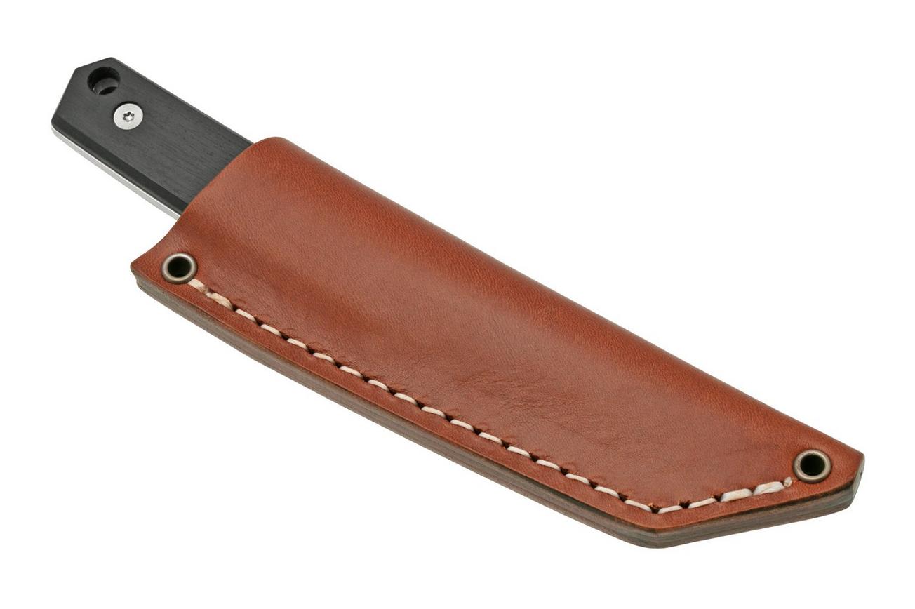 Brisa Kwaiken 90, M390 Scandi Tanto, Ebony, vaststaand mes