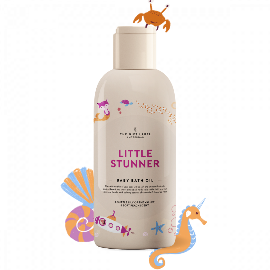The Gift Label The Gift Label baby bath oil 150 ml Little Stunner - girls